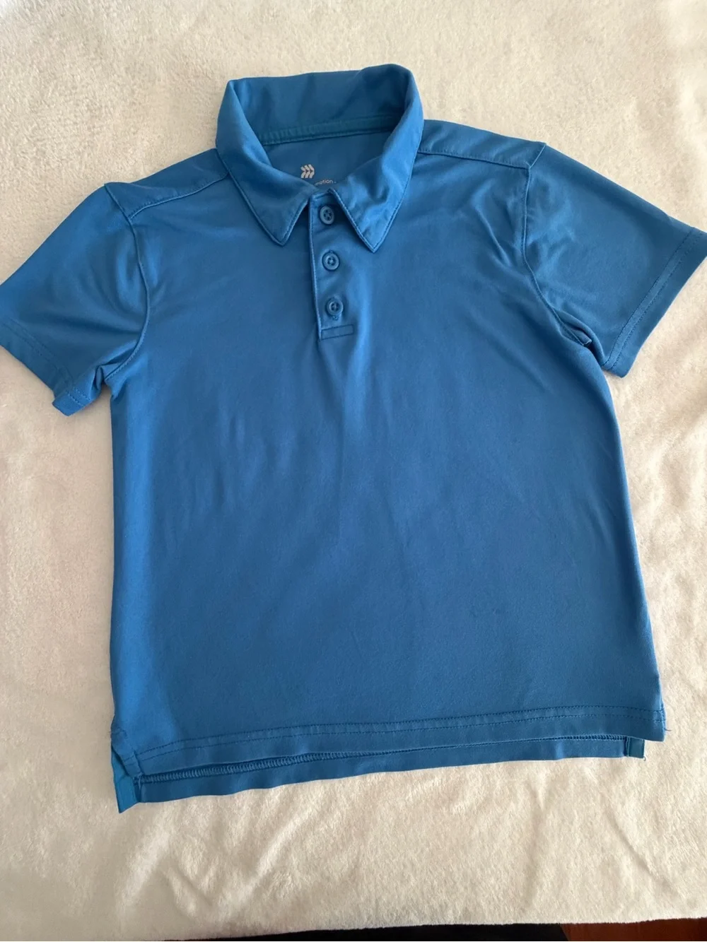 Two-Pack Boys Polo Shirts - Blue & Gray Size 4/5
